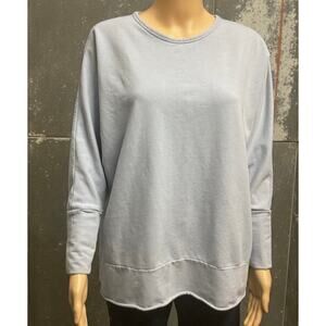 Pacas women’s pimaalpaca long sleeve top size XL sky blue